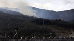 Incendio forestal en Alfoz