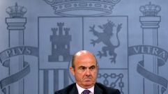 El ministro de Econom�a en funciones, Luis de Guindos