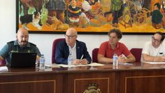 Reunin de la junta local de seguridad de O Carballio