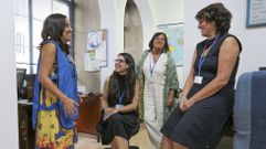 Trabajadoras de la oeneg� Boa Vida, que ofrece una escuela de verano gratuita que lleva por t�tulo �aprendendo a ben vivir�