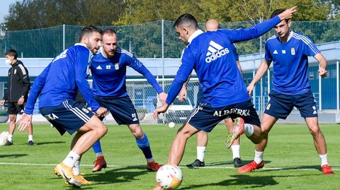 De izquierda a derecha: Cornud, Borja Bastn, Carlos Isaac, Borja Snchez y Pombo