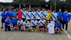 El Bealo, antes del partido que le permiti� ascender a Segunda Galicia