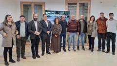 El acto de presentacin de resultados del Laboratorio Ecosocial do Barbanza tuvo lugar en el pazo do Martelo, en Rianxo.