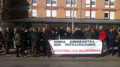 Los emigrantes retornados volvieron a manifestarse en O Barco