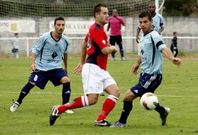 El equipo ribeirense (de azul, en el �ltimo partido de Liga) quiere recuperar el acierto goleador.