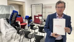 L�pez Font, este jueves en la sala de prensa reservada para la oposici�n en la Diputaci�n