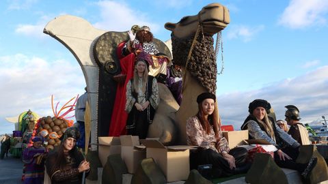 Cabalgata de Reyes en A Pobra.