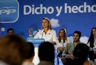 De Cospedal, ayer en la clausura de la escuela de verano que el PP celebr� estos d�as en Gand�a.