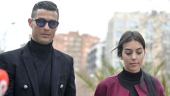 Cristiano Ronaldo y Georgina Rodrguez en una foto de archivo.