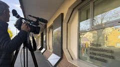 Vista del Juzgado de Violencia sobre la Mujer de Sueca que ha dictado esta maana de mircoles una orden de detencin por riesgo de fuga del supuesto agresor de su pareja en Catarroja (Valencia), una mujer de 48 aos que ha fallecido en la UCI de un hospital tres das despus de su ingreso, tras un primer arresto en el que qued en libertad con medidas cautelares.