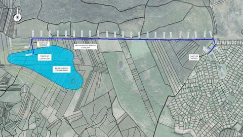 Otro mapa del proyecto para la urbanizaci�n del Monte Xalo