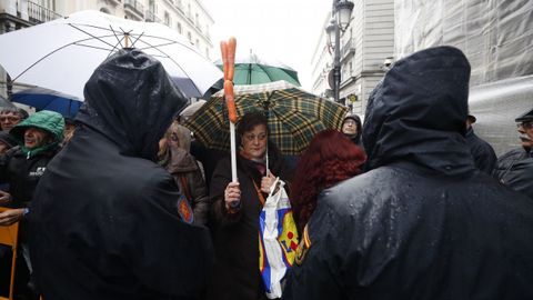 Marcha por las pensiones dignas en Madrid.