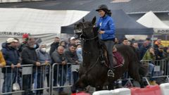 Os cabalos volveron ser protagonistas en Moeche