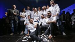 Miembros del colectivo Coru�a Coci�a.