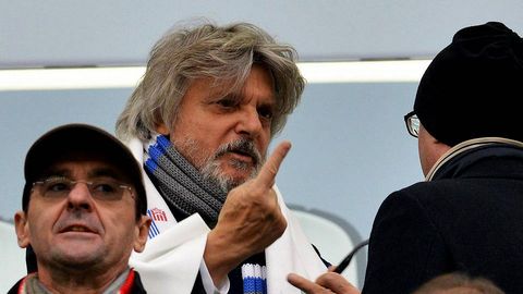 Massimo Ferrero, presidente de la Sampdoria