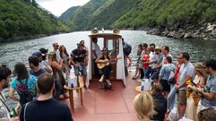 Concierto a bordo del catamar�n del Sil en la segunda edici�n del festival