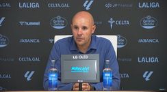 O adestrador do Celta Fortuna, Fredi �lvarez, na rolda de prensa posterior ao partido ante o Castell�n.