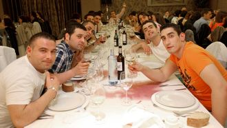 Cena del colectivo Chilindr�n en Celeiro