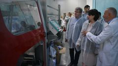 La conselleira de Economa visit la planta de embotellado verinense.