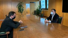 El secretario de Estado de Industria y el alcalde de As Pontes, en un encuentro reciente