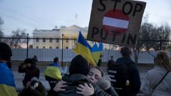 Manifestaci�n en Washington contra la invasi�n rusa