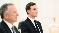 Jared Kushner, junto a Witkoff, en su reunin en el Kremlin.