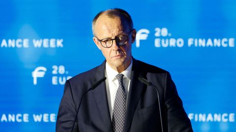 El canciller alemn, Friedrich Merz.