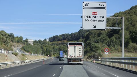 Hasta este lunes, los veh�culos pudieron circular casi con total normalidad por la A-6 a su paso por la provincia de Lugo