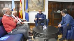 Baltar recibi� a Jim�nez Mor�n, Jos� Luis Su�rez y Antonino Nieto Rodr�guez para conocer detalles del festival