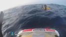 Ag�nico rescate en el mar de Albor�n de dos inmigrantes que estaban en el agua