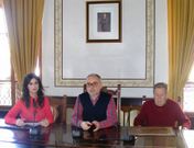 Baixeras, Gra�a y Casta�o, ayer.
