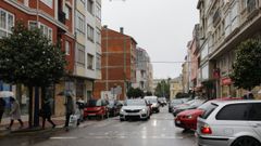 Imagen de archivo de un tramo de la calle burelense Rosal�a de Castro