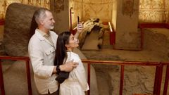 Los reyes Felipe VI y Letizia, en Egipto