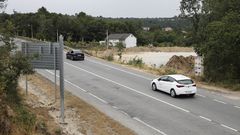 Imagen de archivo de las obras en el enlace de la A-52 con la carretera N-525