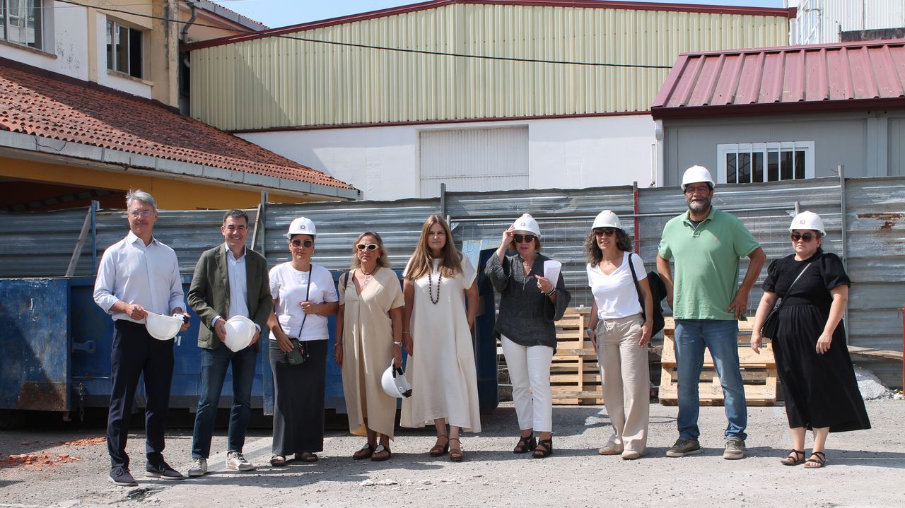 Las obras de mejora en el centro Rosalía de Castro de O Grove encaran la recta final