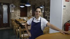 Lydia del Olmo, junto con Xos Magalhaes, estn al frente de A Nen Ultramarinos en el casco histrico de Ourense