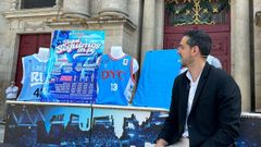 Salva Arco, director deportivo del Breog�n, se encarg� de la presentaci�n