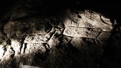 Petroglifos de Os ballotes en Bamio, Vilagarc�a de Arousa