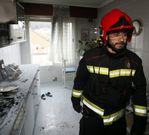 Bomberos de Viveiro se movilizaron por el fuego.
