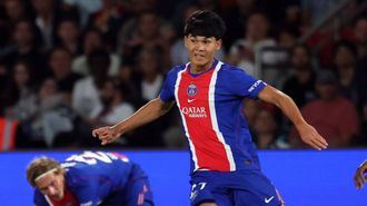 Dro Fern�ndez, durante un partido de esta temporada con el PSG.