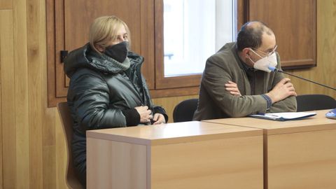 Ana Sandamil, en la Audiencia de Lugo.