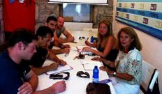 El comit� se reuni� con las socialistas Rodr�guez y Sestayo.