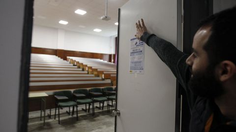 Aula vaca de la Facultad de Medicina de Santiago