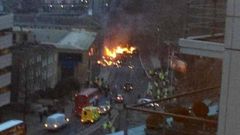 Espectacular accidente en Londres