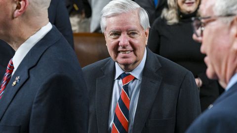 Lindsey Graham, en una imagen de febrero del a�o pasado