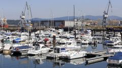 Imagen del puerto deportivo de Vilagarca de Arousa