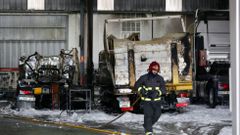 Incendio en MAN en NV-I dentro