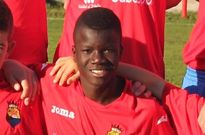 El malogrado jo0ven futbolista Abdou Fall Seck.