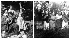 Dos escenas fotografiadas por Maruja Roca.