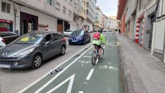 Imagen de archivo de un ciclista